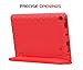 MoKo Case for Amazon Fire HD 10 Tablet (7th and 9th Generation, 2017 and 2019 Release) 10”, Kids Shock Proof Convertible Handle Light Weight Super Protective Stand Cover Case for Fire HD 10, RED