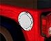 WYYINLI Gas fuel tank Cap Cover Black Fuel Tank Door Filler Gas Lid For Jeep Wrangler JK & Unlimited 2007-2018 2/4 Door (Silver)