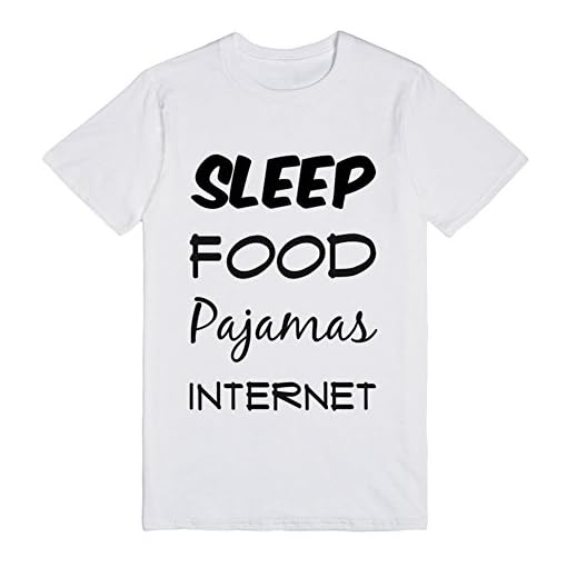 New-Mens-Love-Sleep-Food-Pajamas-Internet-Exclusive-Quality-T-shirt-for-Men