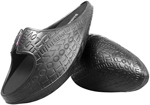 Diet Slippers, Indoors, Women’s, Black, Diet Sandals, Beautiful Legs, Buttocks, Beautiful Posture, Health, Muscle Training, O, Leg X Improvement, Pelvic Stretch, Cat Back Correction (M, 9.4 – 9.8 inches (240 – 250 mm)