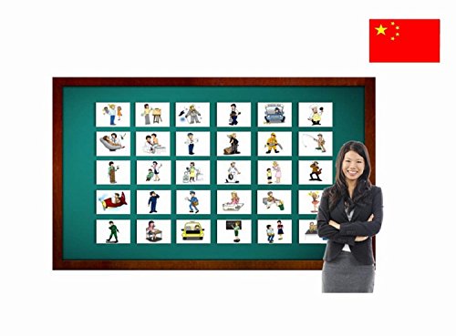 Occupations and Jobs Flashcards in Chinese - Vocabulary Picture Cards