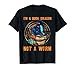 I'm A Book Dragon Not A Worm Funny T-Shirt