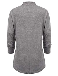 CURLBIUTY Women's Casual Loose Long Sleeves Open Front Cardigans