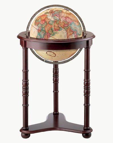 Replogle Globes Westminster Globe, Antique Ocean, 16-Inch Diameter, Large, Off/Off/White Replogle Globes Westminster Globe, Antique Ocean, 16-Inch Diameter, Large, Off/Off/White