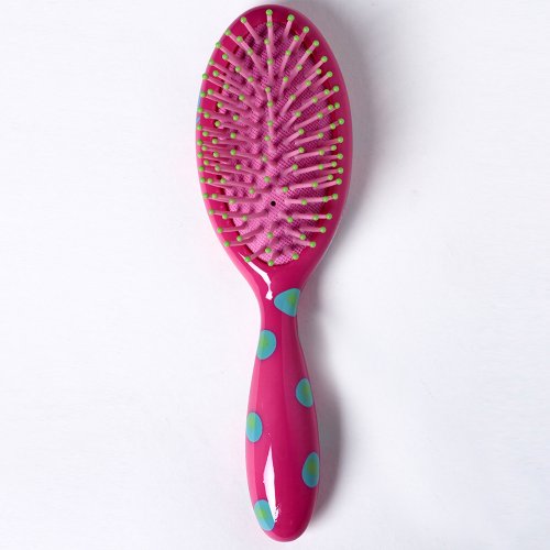 Pylones Designer Pink Girl Cat / Kitten Modern Hairbrush Small Hair