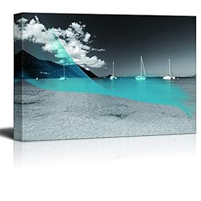 Black and White Scenery Pictures Home Wall for...