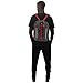 adidas Skyline Sackpack, One Size, Black/Scarlet/Grey