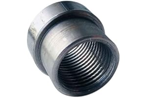 LAVALOCK Steel 1/2" NPT Weld On Stepped Bung Female Nut Threaded Weldable .5 in. NPT for Automotive, Industrial, Plumbing, Barbecue Themometer Installation Kit Oil Pan Racing