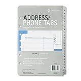 Address/Phone Refill for Organizer, A-Z Tabs, 5-1/2 x 8-1/2