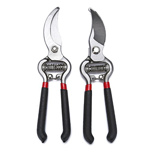 YISMEET Pruning Shears for Avid Gardeners and Tree Trimmers Secateurs - Razor Sharp Pruner with Long Lasting Sharpness, Professional Gardening Clippers Tools- Bypass Effortless Cut