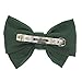 6 Pack Solid Color 5.2'' Bow Clips Women Hair Barrettes Hair Accessories
