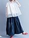 Yesno Q36 Women Lovely Crop Tops Blouse Shirt 100% Cotton Casual Loose Fit 'A' Skirt