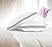 Utopia Bedding Gusseted Quilted Pillow (2-Pack) Premium Quality Bed Pillows - Side Back Sleepers - Grey Gusset - King - 18 x 36 Inches