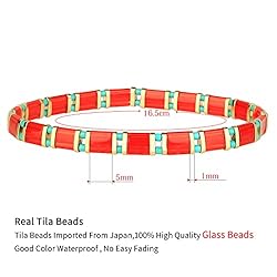 KELITCH Tila Beaded Bracelet for Women Simple