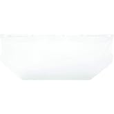MSA V-Gard Visor, 8 x 17 x 0.04-Inch, Clear, General Purpose, Contoured | Polycarbonate (PC), 8" x 17" x 0.04", Impact-Rated &amp; Limits Splash, Durable &amp; Replaceable UV-Protected Hard Hat 10115836