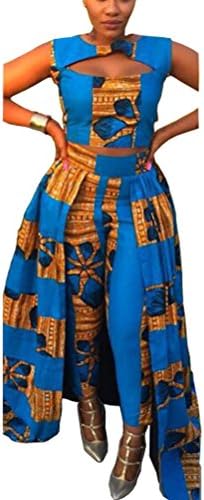 Sdgverhe Plus Size Dashiki Women 2 Piece Sets Traditional African Clothing