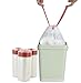 Pekky 2.6 Gallon Small Drawstring Trash Bags, Clear, Heavy Duty, 120 Counts