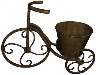 Ascalon Decorative Garden Bicycle Planter - Brown
