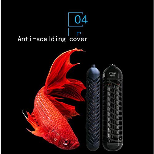 SISHUINIANHUA Heating Rod Fish Tank Constant Temperature Automatic High Power Heating Rod,1500W