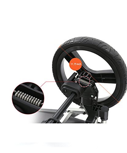 Keenz Stroller Wagon - 7S Pull/Push Wagon Stroller - Safe and Secure Baby Wagon Stroller and Stroller for Big Kids - Versatile Wagon Stroller Ideal for Special Needs (Black) - Thumbnail 5