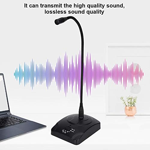 Bewinner Gooseneck Type Conference Microphone, Wired Desktop Computer