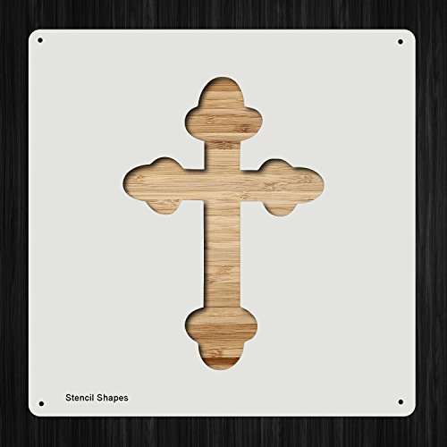Religious Cross Plastic Mylar Stencil for Painting, Walls and Crafts, Item 1321062