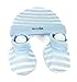 Sunshine Gift Baskets - Baby Bath Robe Gift Set with a Handy Pack (Blue)
