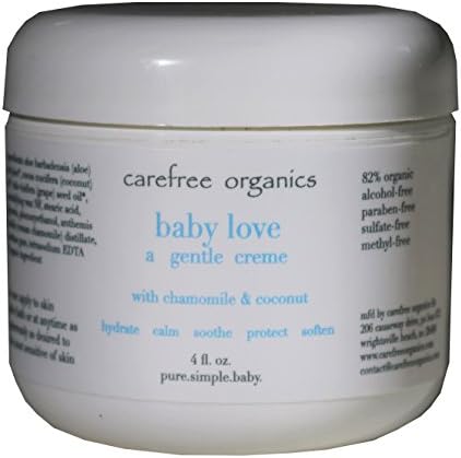 Carefree Organics Baby Love, an organic gentle creme, 4 oz
