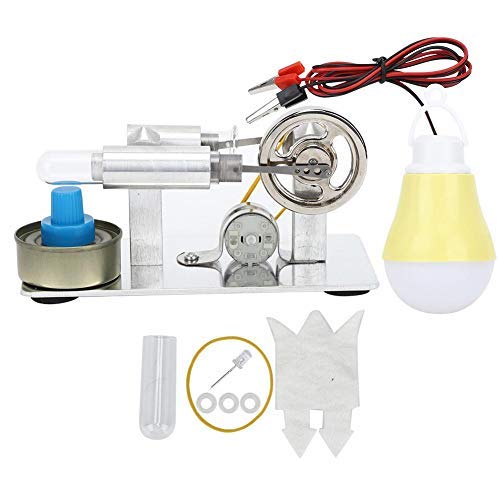 Stirling motor, Mini Dampfmaschine Modell Birne Externe Verbrennung Experiment Modell Pädagogische Physik Experiment Kit – Bild 2