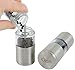 Ozeri Fresko Stainless Steel Salt and Pepper Mill and Grinder, Silver