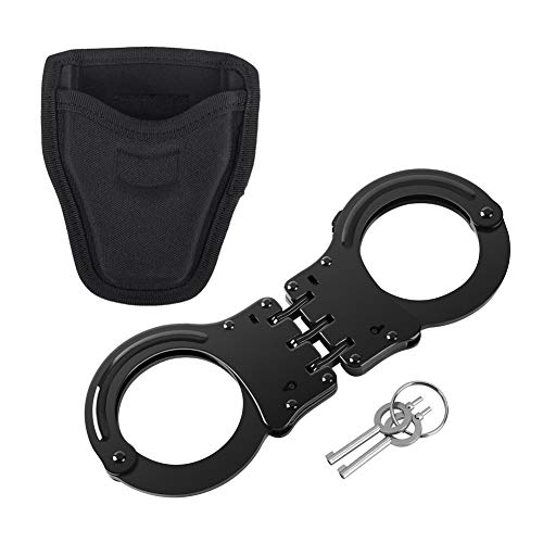 GFIRE Handcuffs Hinged Handcuffs Police Handcuffs Double Lock