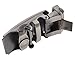 QISHI YUHUA Men's Solid Buckle Automatic Ratchet Leather Belt Buckle,kt321