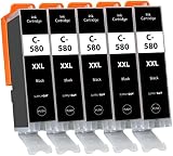 Supply Guy 5x PGI-580XXL Black Ink Cartridges for Canon Pixma TR TS Series