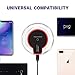 Wireless Phone Charger, 5V Qi-Certified Ultra-Slim Wireless Charger Compatible iPhone Xs Max/XS/XR/X/8/8 Plus, Galaxy S9/S9+/S8/S8+/Note 8 (Black)
