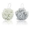 2PCS Shower Puff, Black Bath Sponge Big Full Lather Cleanse 60g/pcs, Pouf Ball for Exfoliate Bathing Accessories by…