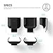 elago AirPods Belt Clip [Black] - [Compatible with Apple AirPods 1 & 2][Convenient Portability][Protection][Soft Feel Coating] – for AirPods 2 and 1