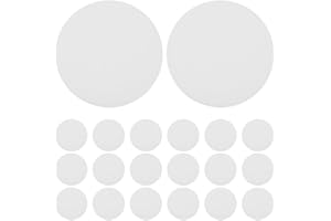 RUNROTOO 20pcs 2.5-inch PC Diffusion Plates for LED Downlight, Round Recessed Light Covers, Ceiling Spotlight