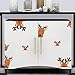 TOARTi Reindeer Window Decals,Adorable Reindeer Wall Stickers for Nursery Car Decor,Lovely Christmas Reindeer Home Decorations, 10 Count (Reindeer Decals)