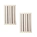 IKEA Flatwoven Cotton Area Rug with Color Stripes, Machine Washable for Kitchen Door Mat Runner (2, Gray Stripe)