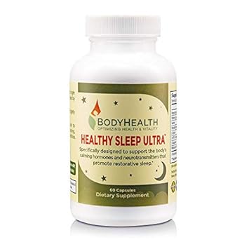 Healthy Sleep Ultra - Natural Sleep Aid w/Melatonin Stress Anxiety Relief Sleeping Pills for