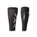 2XU Elite MCS Compression Calf Guards, Black/Gold, Small