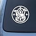 Smith and Wesson Guns Logo - Car, Truck, Notebook, Vinyl Decal Sticker #2526 | Vinyl Color: White