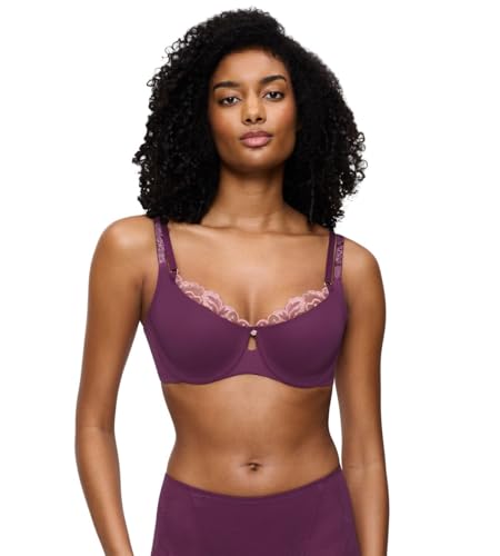 Triumph Wild Gardenia Florale W01 Bra, Flower Purple, 3D Donna