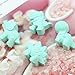 3D Dinosaur Molds, 4 Pack Non Stick Silicone Dinosaur Candy Mold for Crayon Chocolate Jelly, Ice Cube, Food Grade Silicone Molds