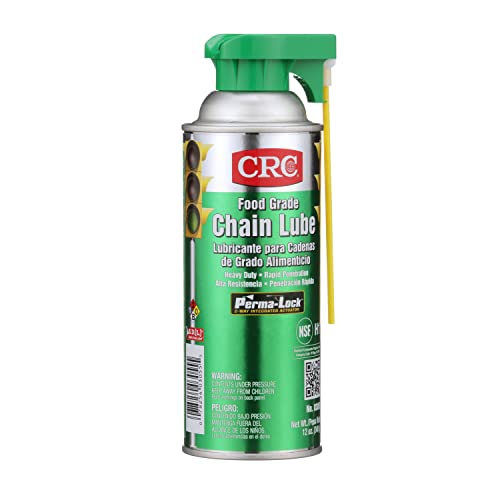 CRC Food Grade Chain Lube 03055 12 Wt. Oz. Aerosol, NSF H1 Gear