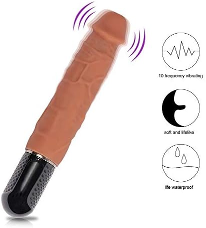 SunXLove YanJinW Vibrating Women Toys with 10 Powerful Vibrations，10 Inch Vibrant Toys with Strong Suction Cup Perfect Adult Women SunXLove