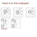 HOTLISTOR Reusable Multipurpose Piggy Cubicle Wall Hooks 5PCS 10PCS Decorative Pin Stick Hooks Office Partition Panel Hanger Home Kitchen