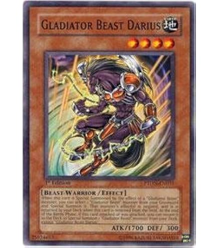 Yu-Gi-Oh! Gladiator Beast Gyzarus Gold Rare – Karte Aus Premium Gold: Return Of The Bling