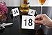 New Star Foodservice 27624 Double Side Plastic Table Numbers, 26-50, 3
