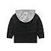 Orangeskycn Long Sleeve Hoodie, Toddler Kids Baby Girls Boys Dinosaur Bones Clothes Set Hooded Tops+Pants Outfit (4T, Black)